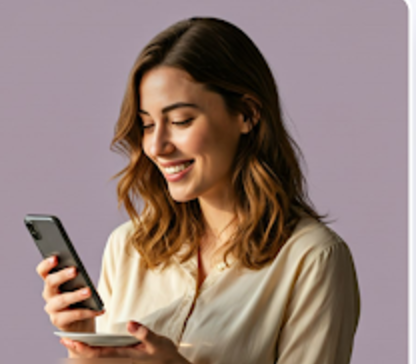 A person checking upcoming events on the Event Diary app